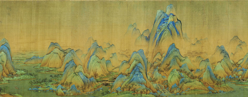 千里江山圖(局部)